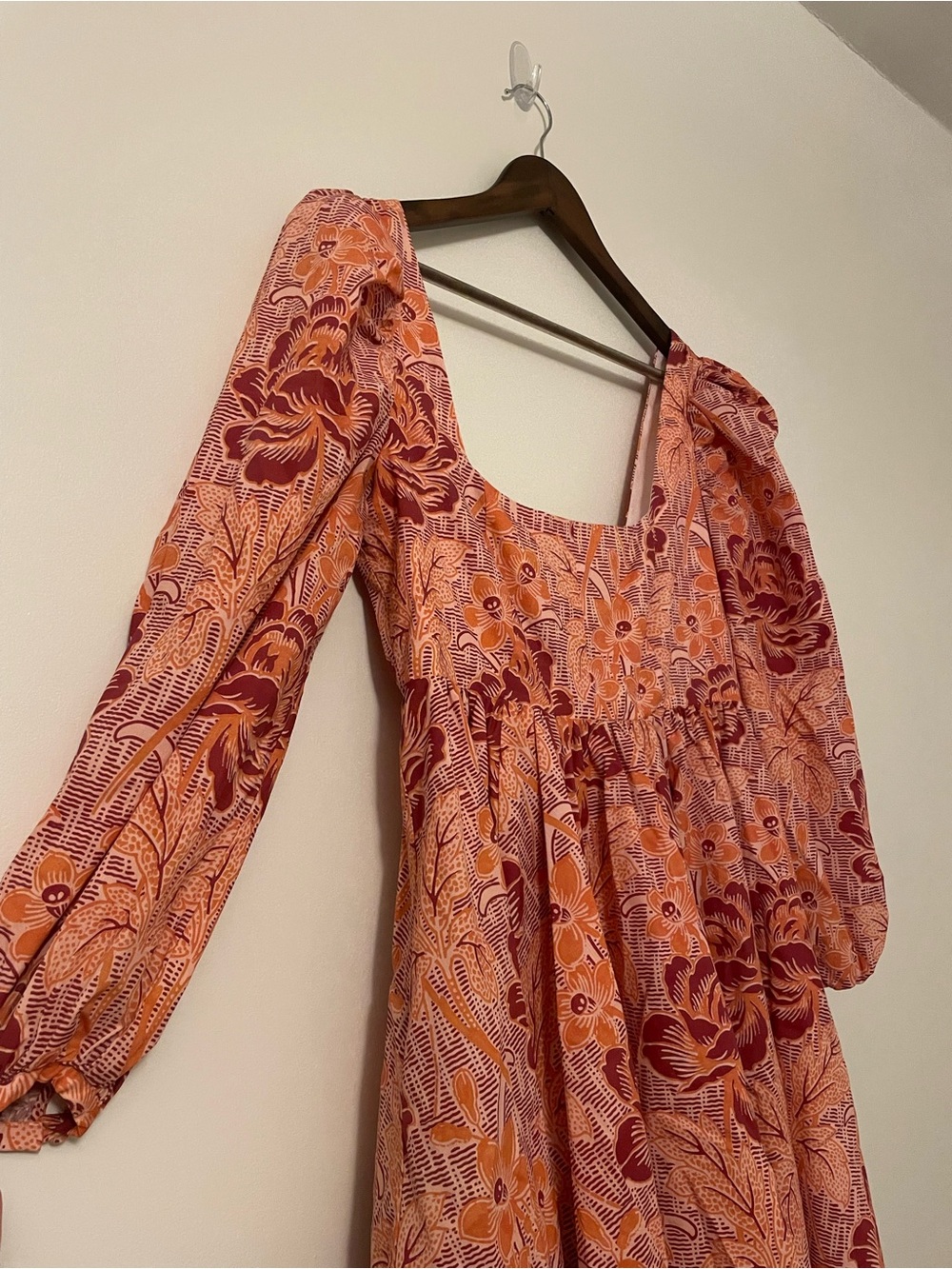Likely’s Lori Floral Square-Neck Key Hole Cut Out Mini Cocktail Dress - Picture 2 of 5